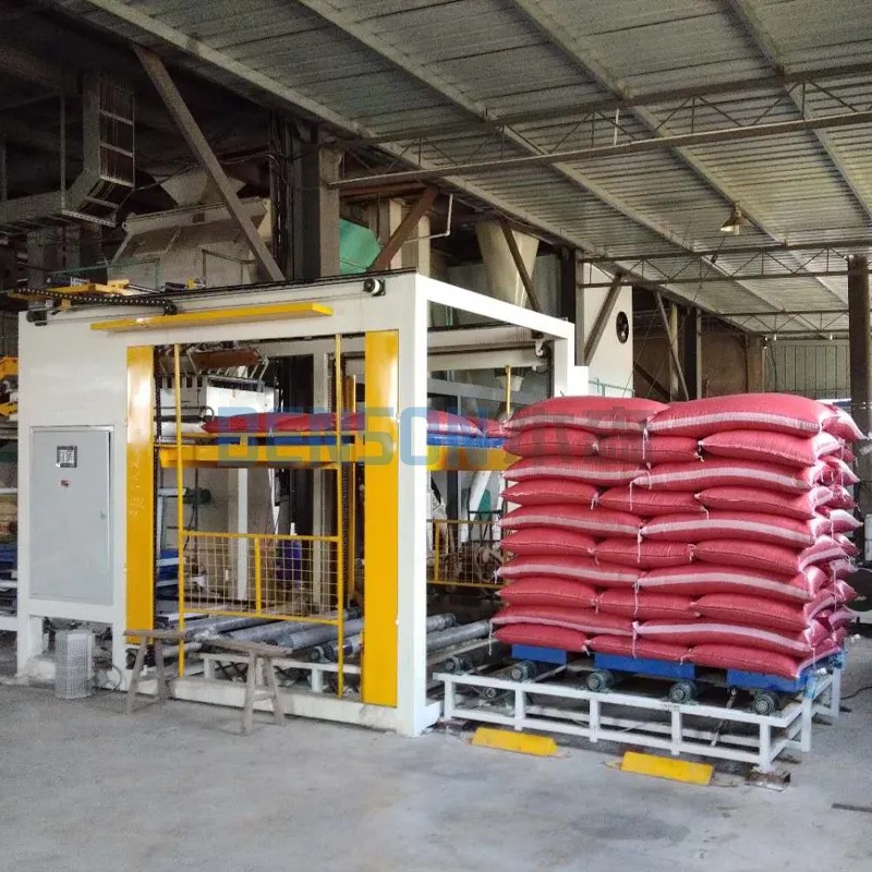 Working principle of high-level palletizing robot