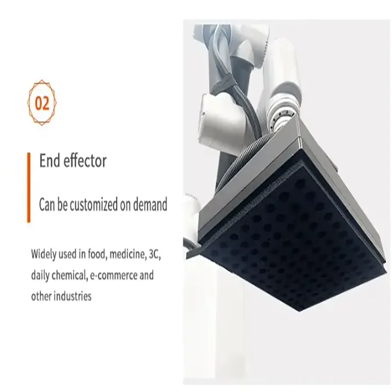 Automated cooperative robotic arm plastic cobot palletizer