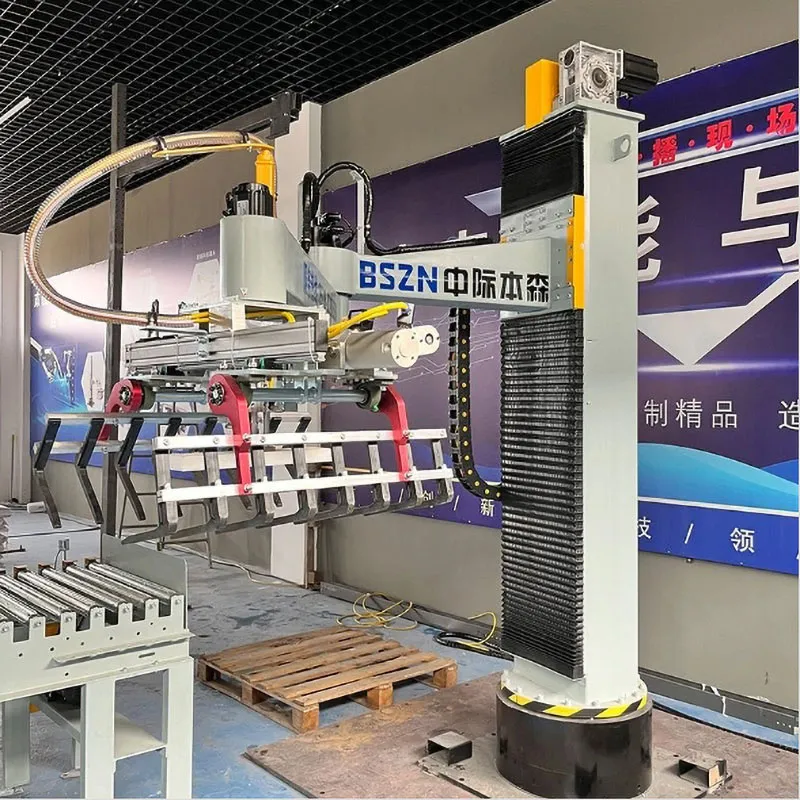 Easy-to-Operate Automatic Column Palletizer Gripper Arm for Beverage Food for Bag Barrel Chemical Commodity