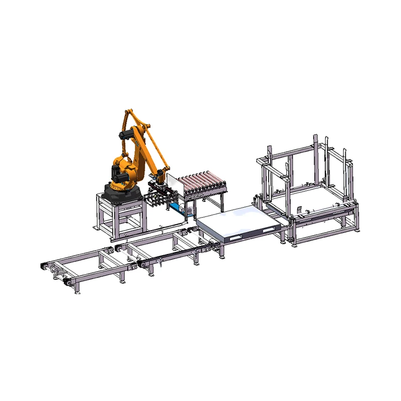 Easy-to-Operate Automatic Column Palletizer Gripper Arm for Beverage Food for Bag Barrel Chemical Commodity