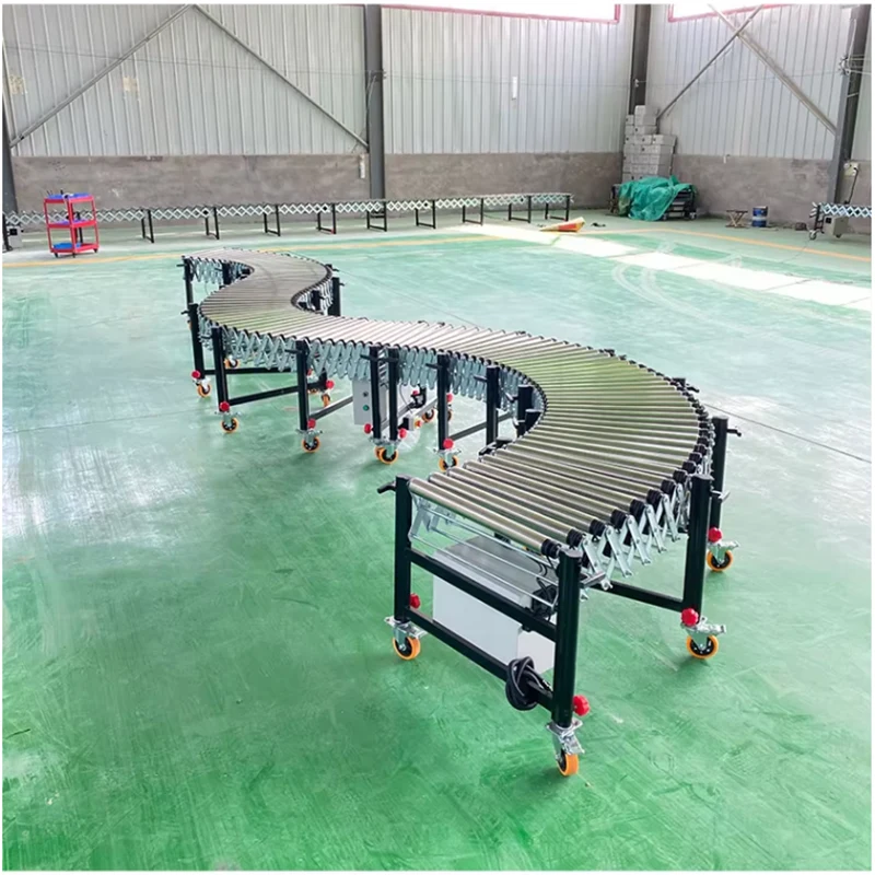 Good Price Container Truck Loading and Unloading Telescopic Belt Conveyor