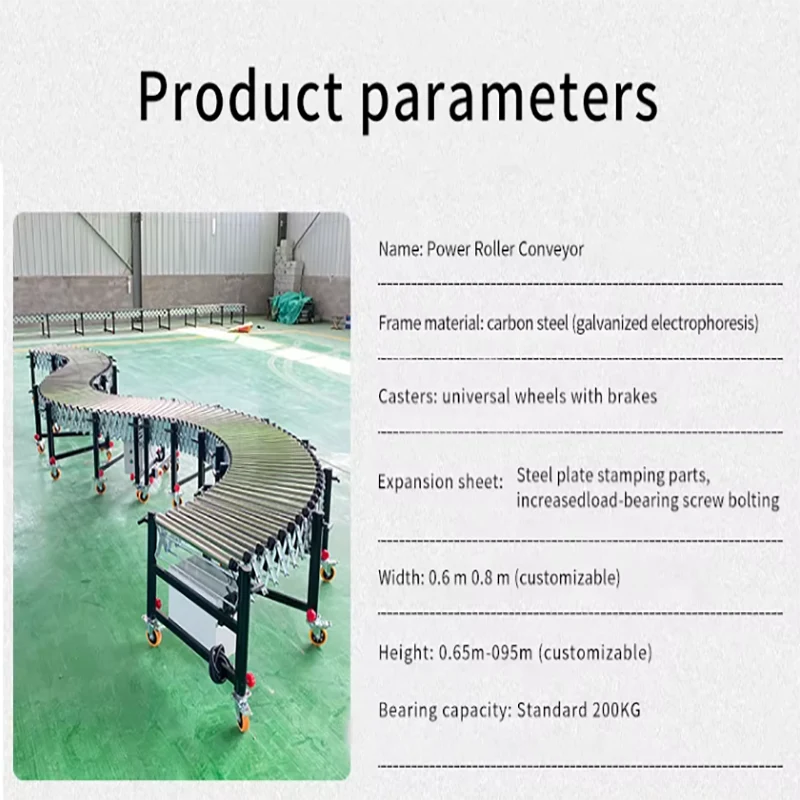 New state of self-supporting roller conveyor for carton/corrugated box production line