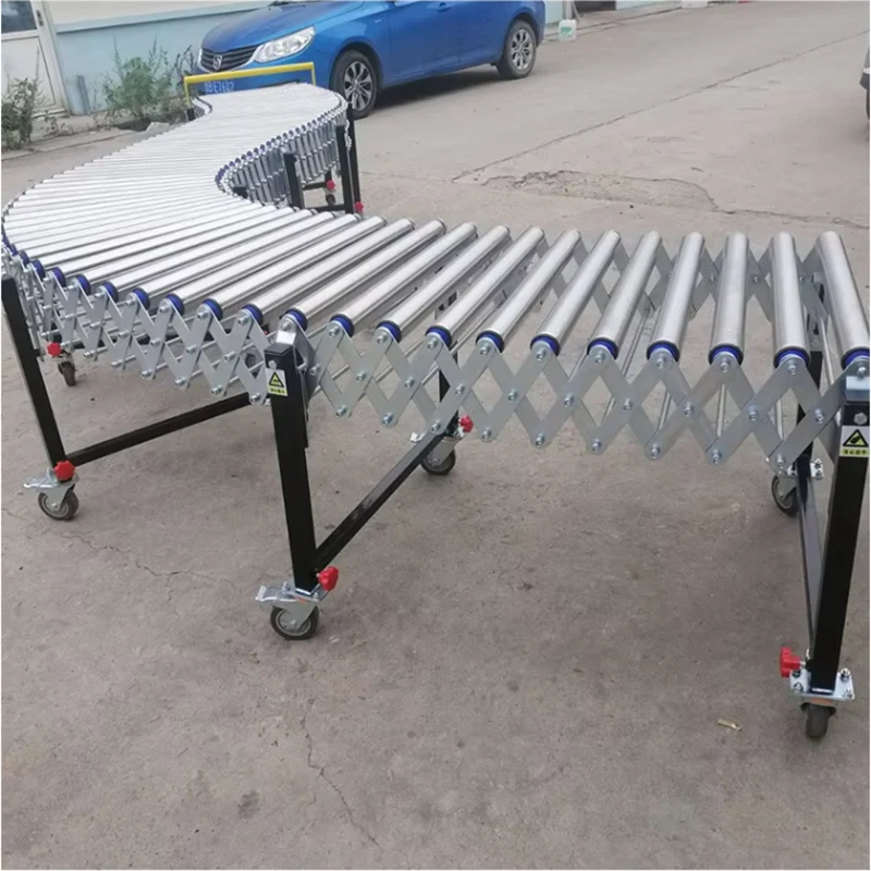 New state of self-supporting roller conveyor for carton/corrugated box production line