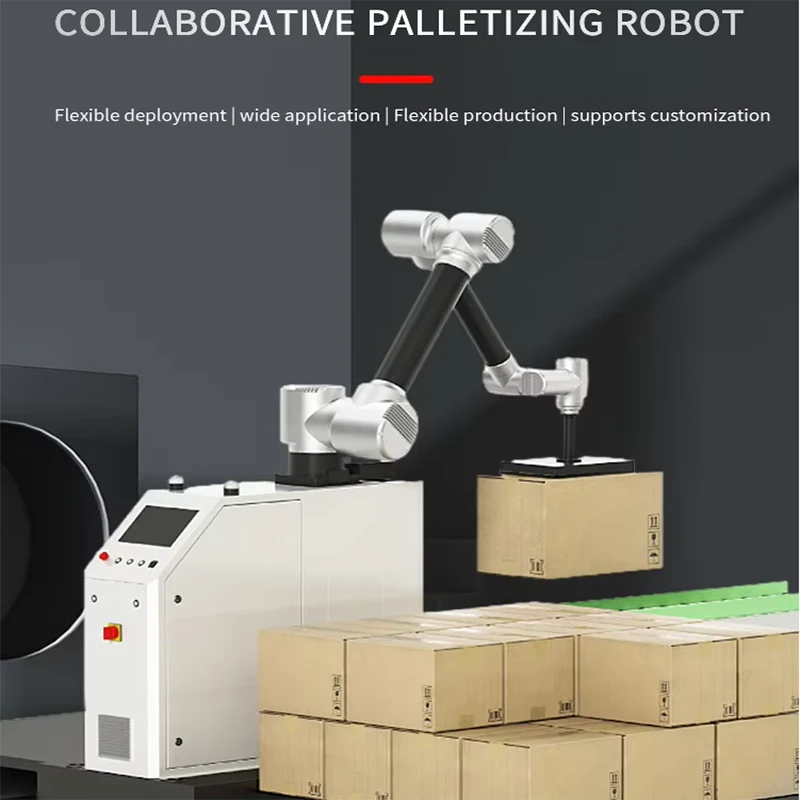 Collaborative Robotic Arm Plastic Palletizer 1kg 2kg 5kg Goods Welding Spraying Palletizing Industrial Collaborative Robot