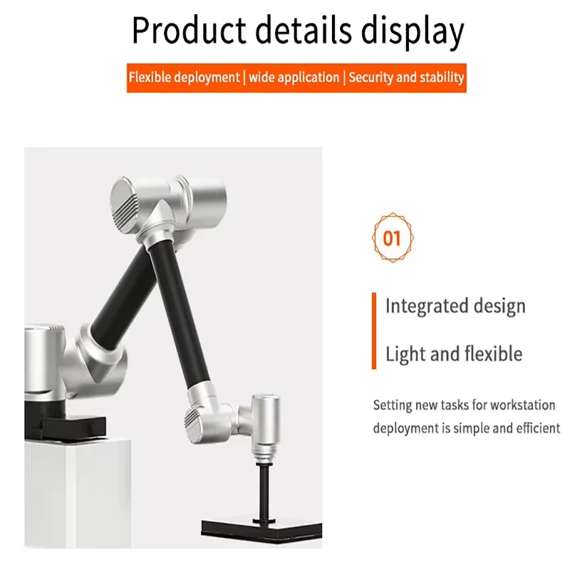 Collaborative Robotic Arm Plastic Palletizer 1kg 2kg 5kg Goods Welding Spraying Palletizing Industrial Collaborative Robot