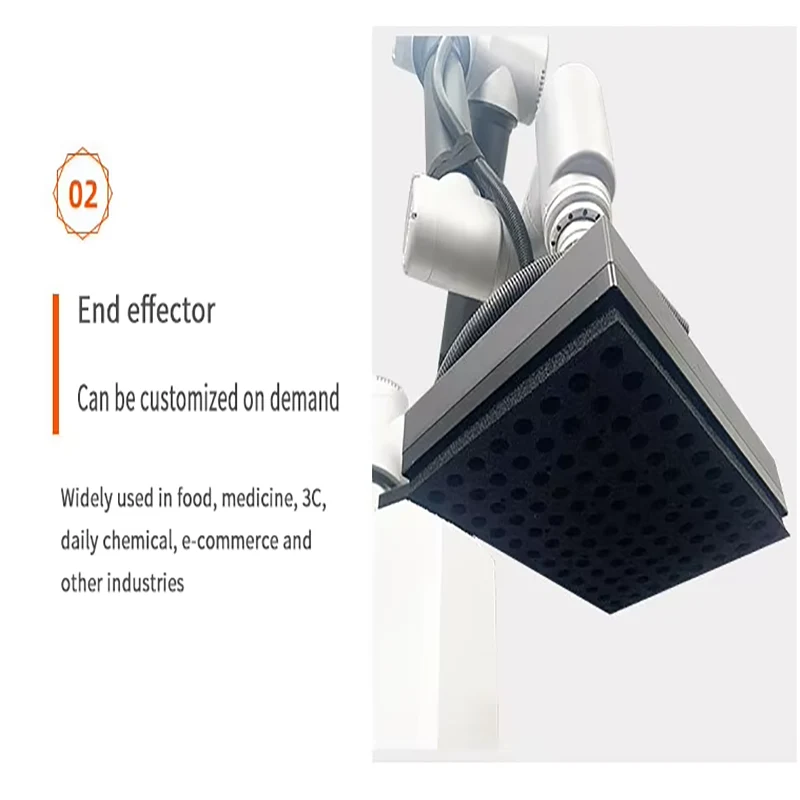 Collaborative Robotic Arm Plastic Palletizer 1kg 2kg 5kg Goods Welding Spraying Palletizing Industrial Collaborative Robot