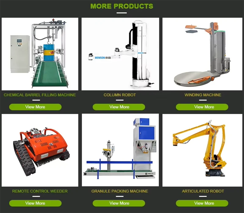 Automatic Column Palletizer for Bags, Boxes, Cartons Palletizing System, Sack Stacker, PLC Control