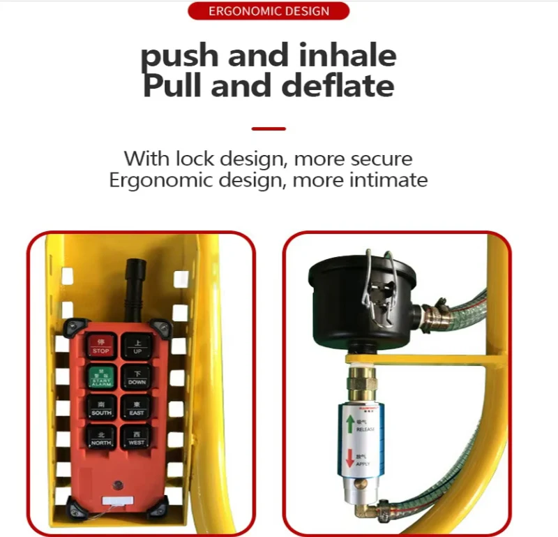 BENSONSteel Metal Sheet Load Lift Vacuum Glass Lifter