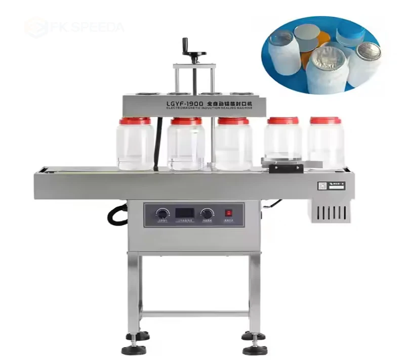 Automatic Electromagnetic Induction Aluminum Foil Sealing Machine Plastic Bottle Glass Bottle Sealing Machine