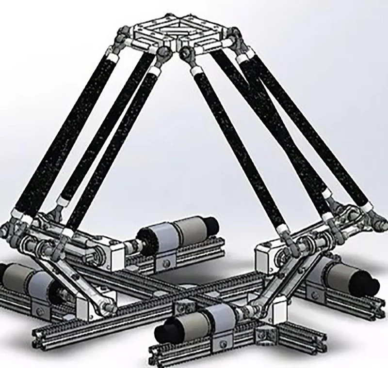 Visual Dynamic Tracking of Parallel Robots High-speed Arrangement of Industrial Robots