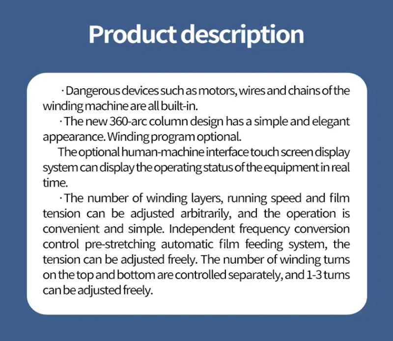 Chinese Packaging Machine Palletizer Wrapping Machine Production Line