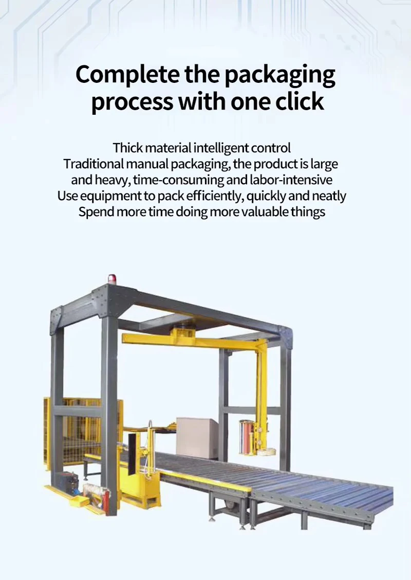 Chinese Packaging Machine Palletizer Wrapping Machine Production Line