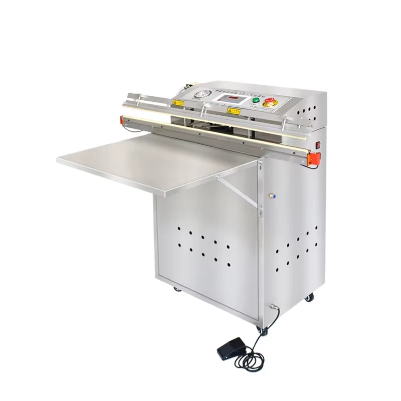 Double Nozzle Automatic Vertical External Vacuum Packaging Machine Food Foil Paper Material Core Motor Pump Bearing PLC Engine