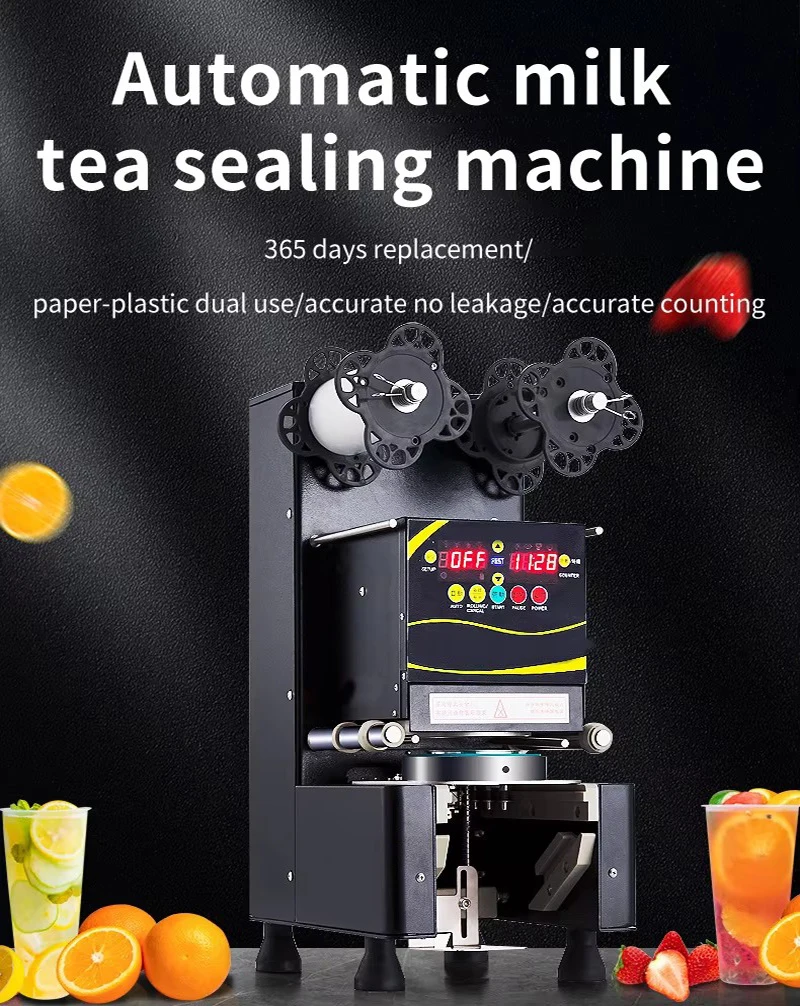 BenSon Electric Desktop Bubble Tea Sealer Small Plastic Paper/milk Tea Cup &amp; Bottle New Condition Easy To Operate
