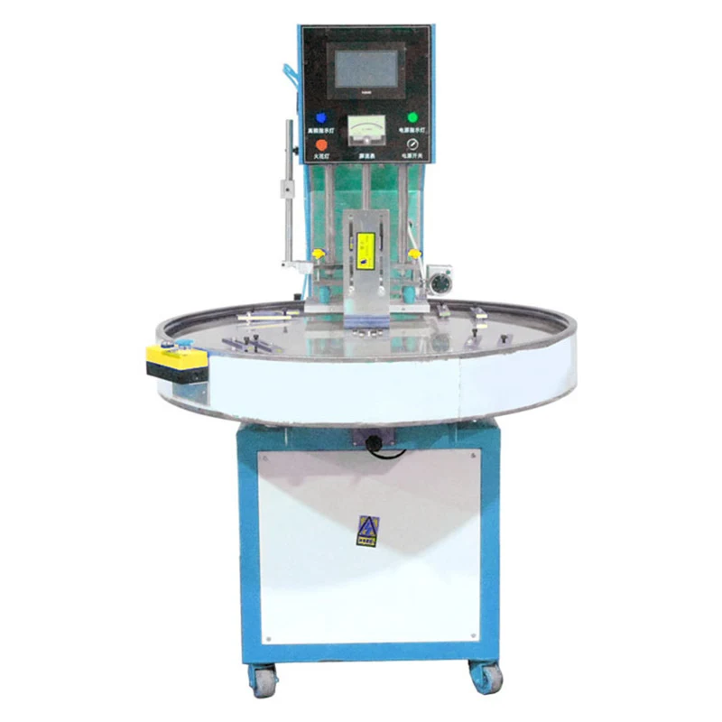 Electric High Frequency Rotary Table Welding Machine New Paper Card Blister Packaging Baby Products Pvcpet Food Chemical