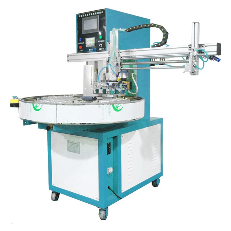 Electric High Frequency Rotary Table Welding Machine New Paper Card Blister Packaging Baby Products Pvcpet Food Chemical