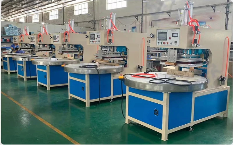 Electric High Frequency Rotary Table Welding Machine New Paper Card Blister Packaging Baby Products Pvcpet Food Chemical