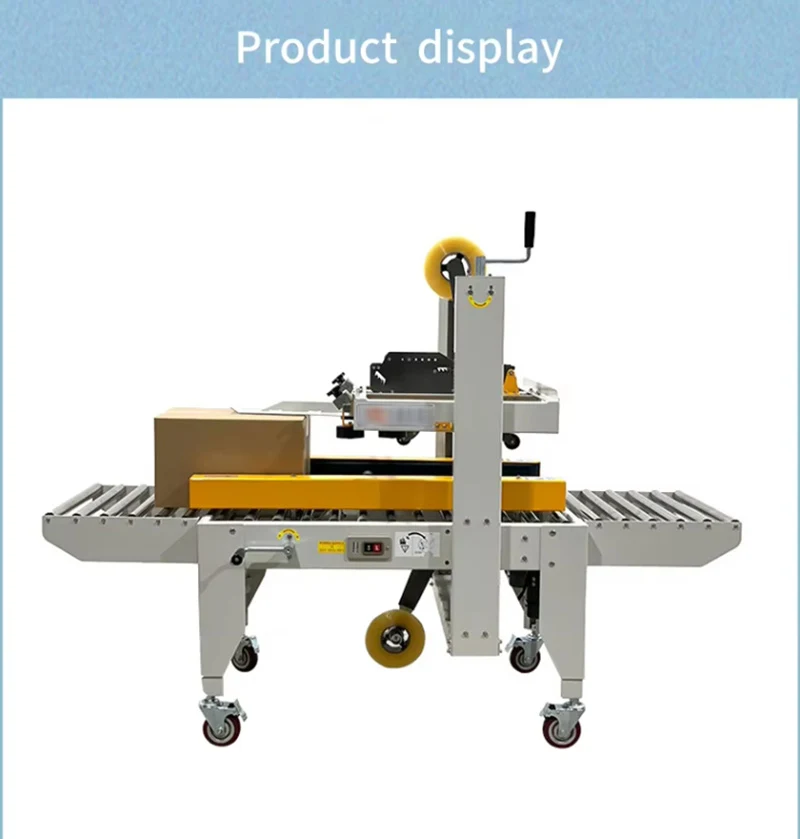 New Arrival Automatic Electric Orbital Flow Paper Sealing Machine Case Sealer For Apparel Beverage With Core Bearing Components