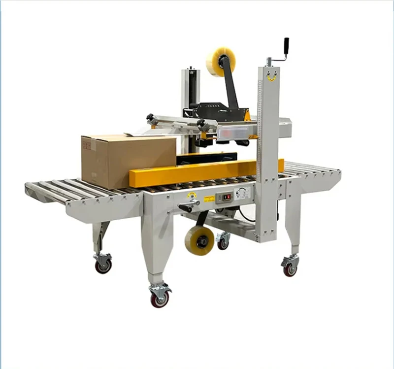 New Arrival Automatic Electric Orbital Flow Paper Sealing Machine Case Sealer For Apparel Beverage With Core Bearing Components