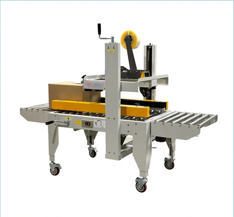 New Arrival Automatic Electric Orbital Flow Paper Sealing Machine Case Sealer For Apparel Beverage With Core Bearing Components