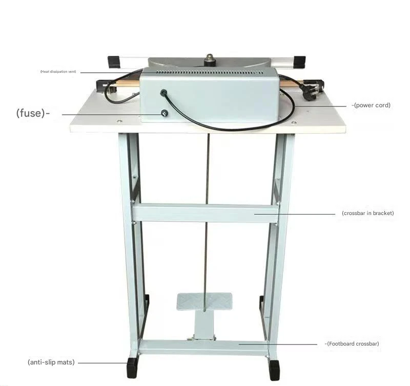 Electric Full-motion Foot-Operated Aluminum Foil Bag Non-Woven Heat Sealing Machine for Chemical Eyelash Hot Melt Application
