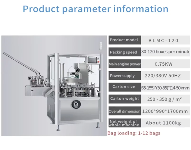 Fully Automatic Multifunctional Daily Necessities Cartoning Machine Chinese Packaging Machinery for Food Filling