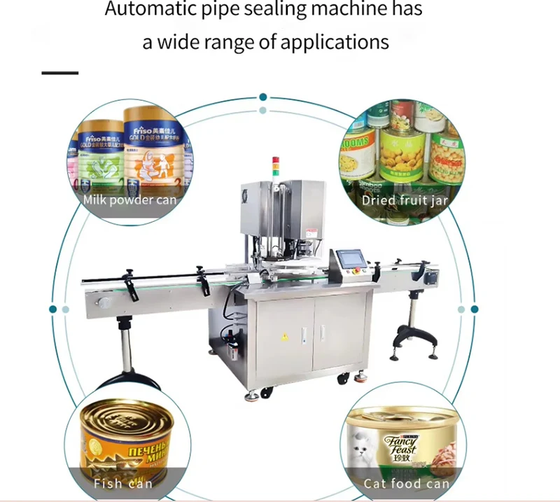 Fully Automatic Bottle Sealing Machine Sauce Laundry Detergent Chemicals Paper Glass Packaging New Used Condition Core Bearing