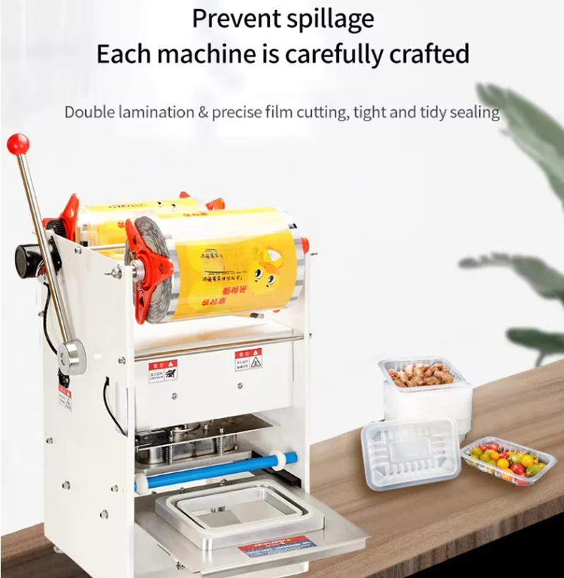 Hand-rolling Film Sealing Machine/Take-away Box Fast Food Plastic Box Sealing Machine/sealing Machine Heat Sealer