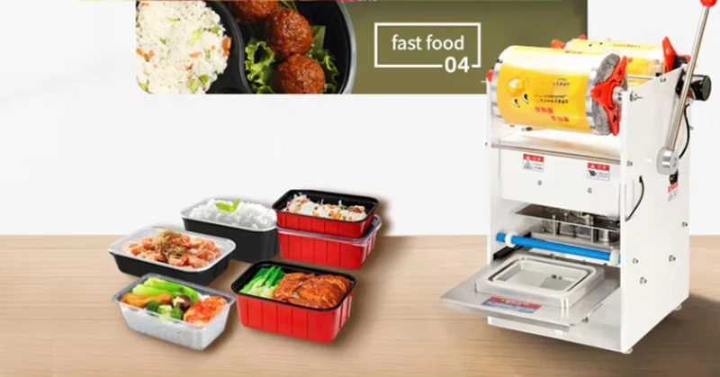 Hand-rolling Film Sealing Machine/Take-away Box Fast Food Plastic Box Sealing Machine/sealing Machine Heat Sealer