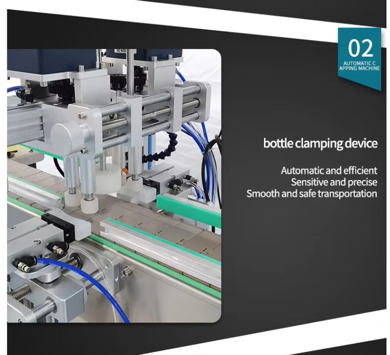 Plastic Glass Bottle Pump Head High Speed Capping Machine Cosmetic Essential Oil Sealing Machine