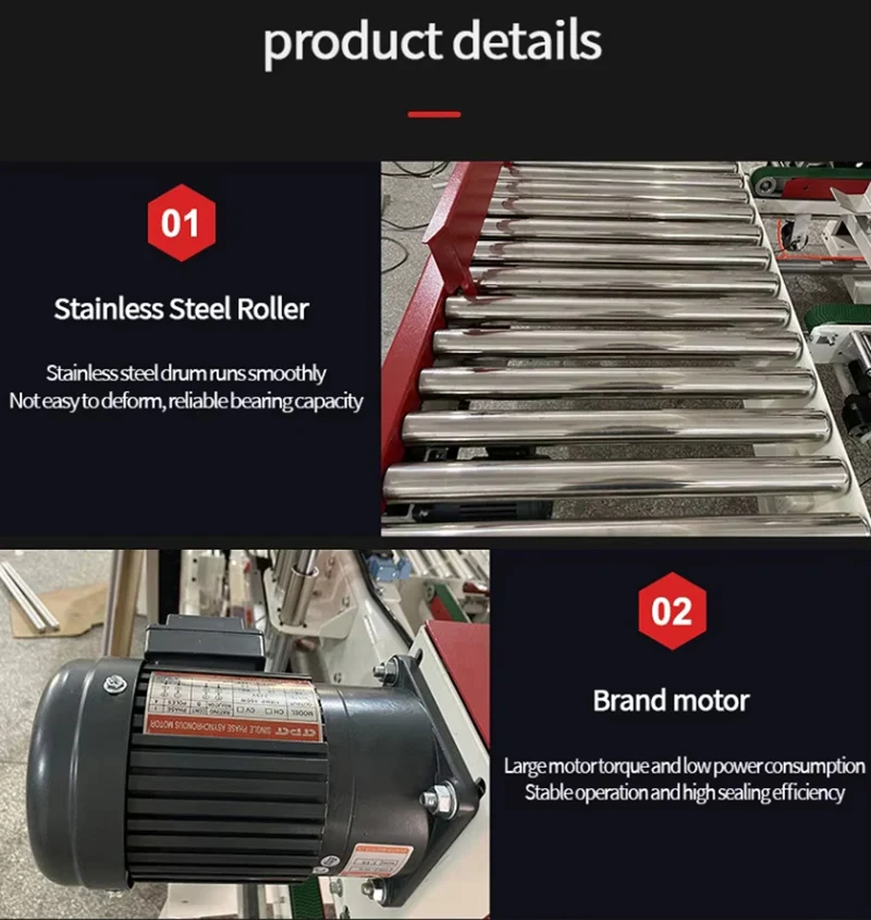 Fully Automatic Tic-tac-toe Baling Machine, Carton Corner Sealing Baling Machine Chinese Packaging Machinery