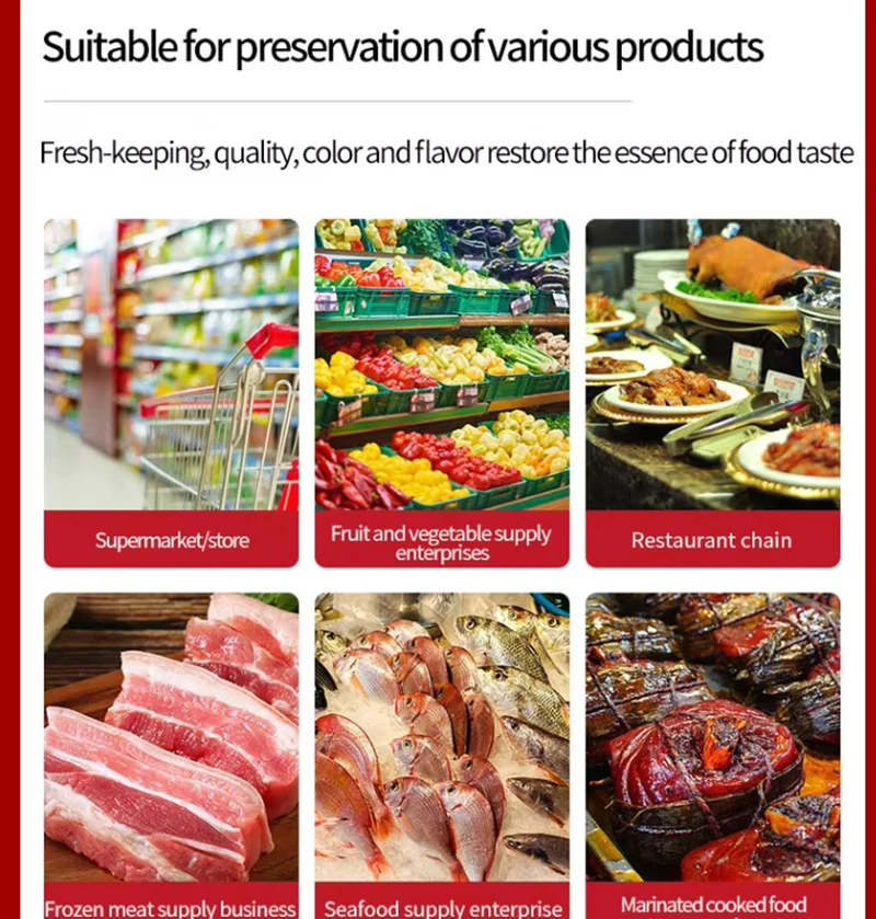 Fully Automatic Fast Food Box Freshness Sealing Machine Food Fruit and Vegetable Freshness Box Fruit Packing Machine