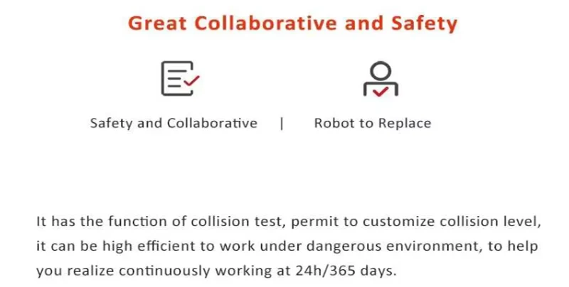 6 Axis Load 5kg Automated Industrial Equipment Cobot Collaborative Robot Arm