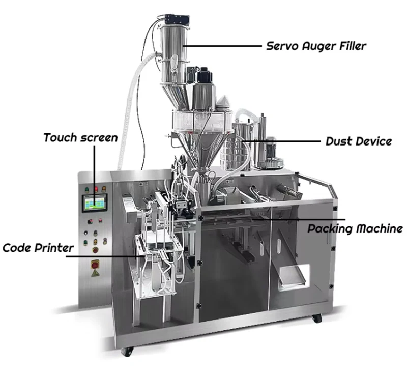 Automatic Detergent Powder Filling Packing Machine Small Multi-Function Packaging Machines Granule Packing Machine