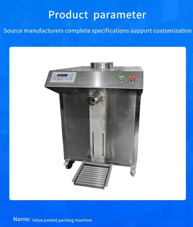 15kg 25kg 50kg Pp Woven Valve Pack Concrete Filling Machine Gravity Valve Cement Powder Type Bag Filling Machine