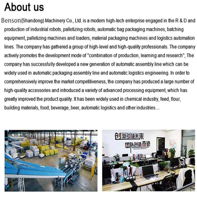 6 Axis Load 5kg 10kg 20kg 30kg Automated Industrial Equipment Cobot Palletizer