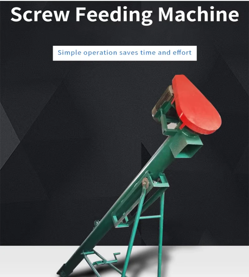 Spiral Auger Conveyor Stainless Steel Screw Hoist Chemical Flour Urea Granule Automatic Suction Feeder