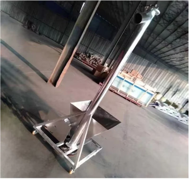 Spiral Auger Conveyor Stainless Steel Screw Hoist Chemical Flour Urea Granule Automatic Suction Feeder