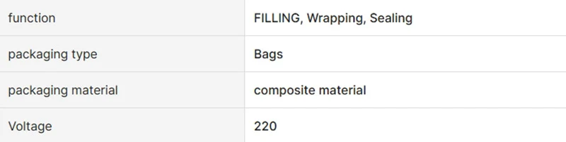 Pp Woven Valve Type Bag Pack Machine Gravity Valve Cement Powder Filling Machine 500g