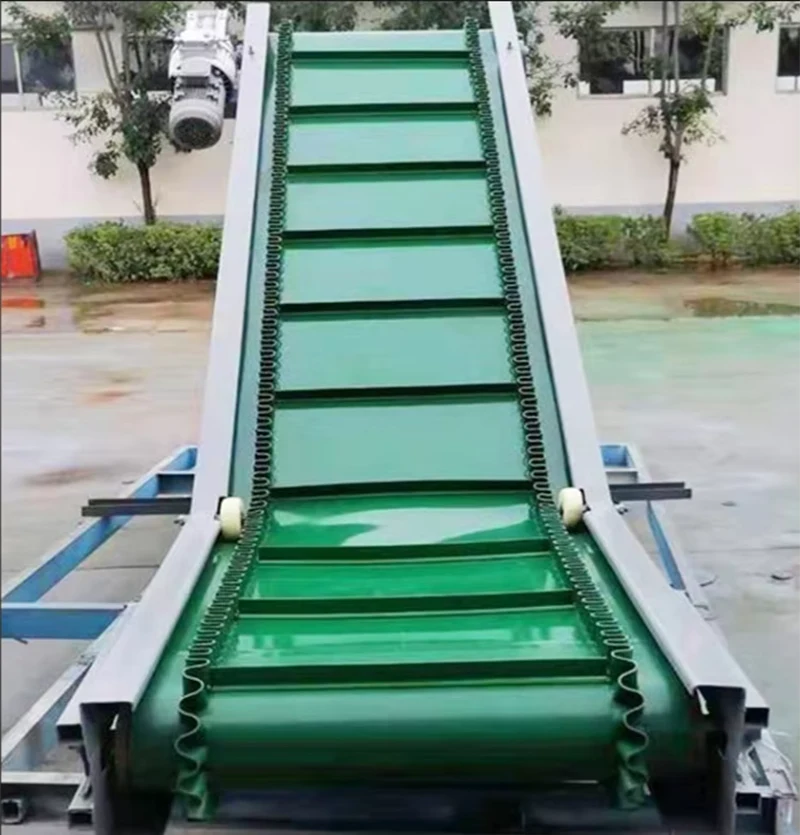 New Automatic Skirt Conveyor System Incline Bucket Elevator Lifting Belt Conveyor Condition New