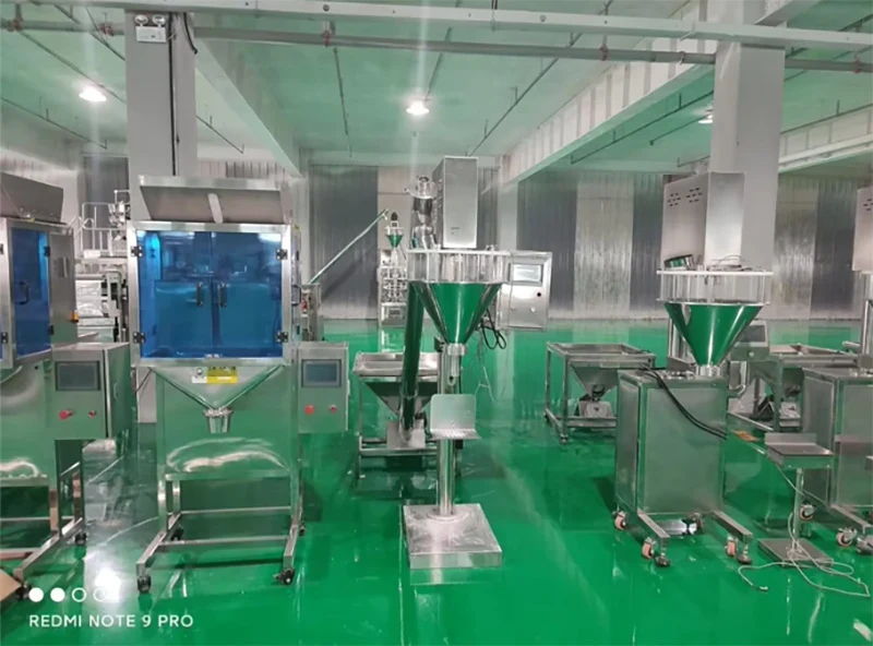 Powder Canning Machine Nut Lotus Root &amp; Black Bean Powder Wrapping Machine PLC Components for Food Packaging