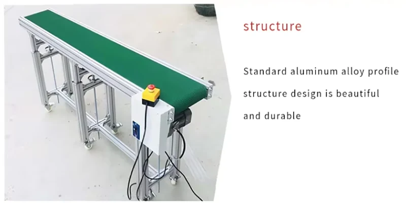 Small Automatic Belt Conveyor Line for Express Sorting Logistics Climbing Machine