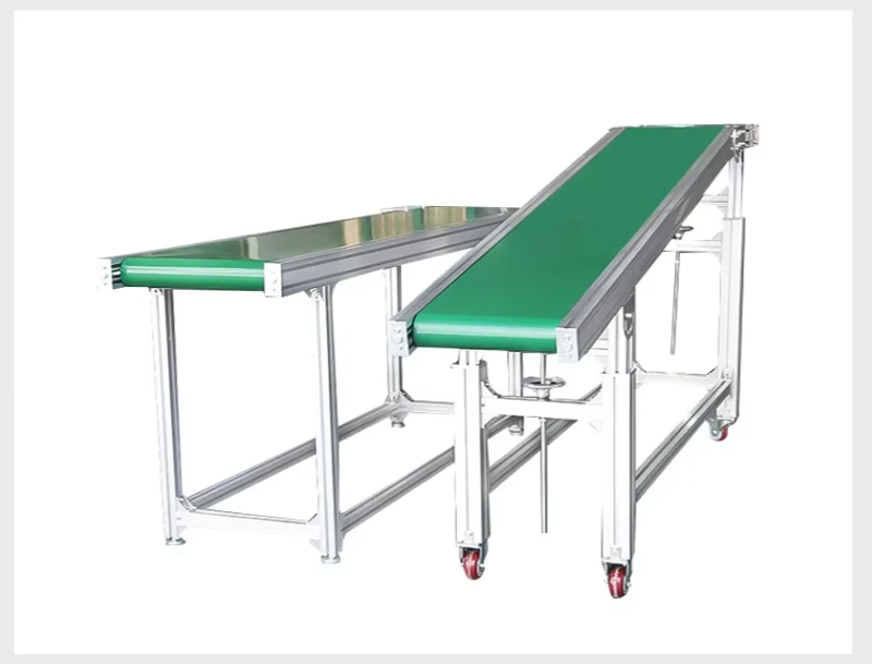 Small Automatic Belt Conveyor Line for Express Sorting Logistics Climbing Machine