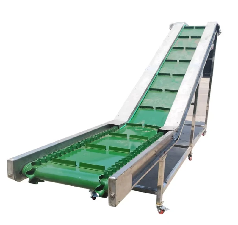 Climbing Belt Conveyor Granular Material Conveyor Line Unloading Loading Elevator Belt Line Food Conveyor