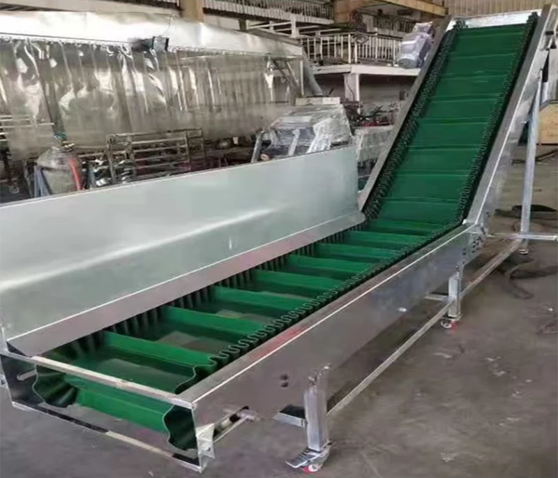 Climbing Belt Conveyor Granular Material Conveyor Line Unloading Loading Elevator Belt Line Food Conveyor