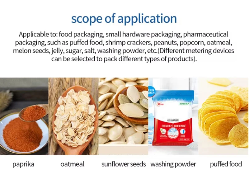 Full-automatic Weighing Vertical Packaging Machine/Edible Salt Candy Fruit White Sugar Agricultural Product Packaging Machine