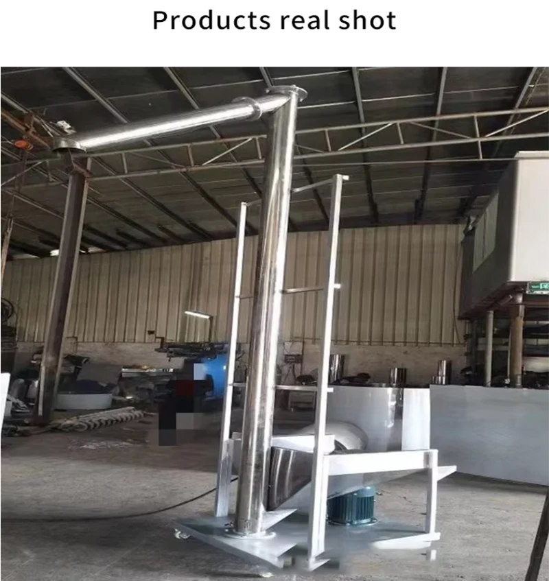 Stainless Steel Screw Automatic Conveyor Screw Conveyor Auger Conveyor Automatic Granule Elevator