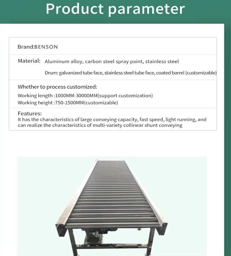 Spot Unloading Artifact Warehousing Logistics Transmission Handling Unloading Roller Conveyor