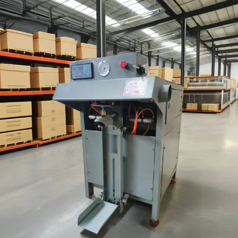 Electric Impeller Packing Machine Powder Cement Putty Easy Operate PLC Motor Valve Pocket Baler Measuring Weighing Filling