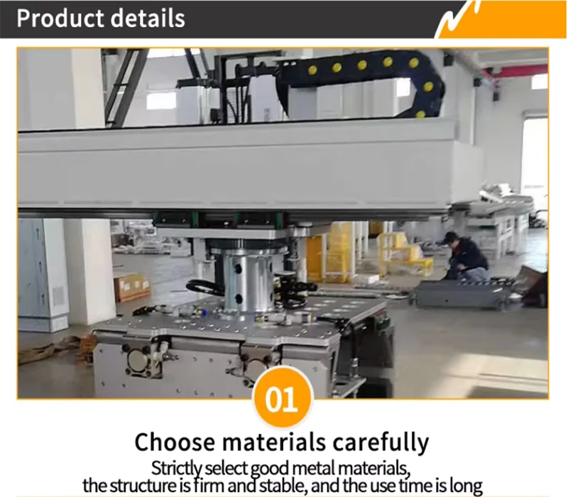 High precision fully automatic 10-50kg fertilizer granular salt animal feed vertical palletizer